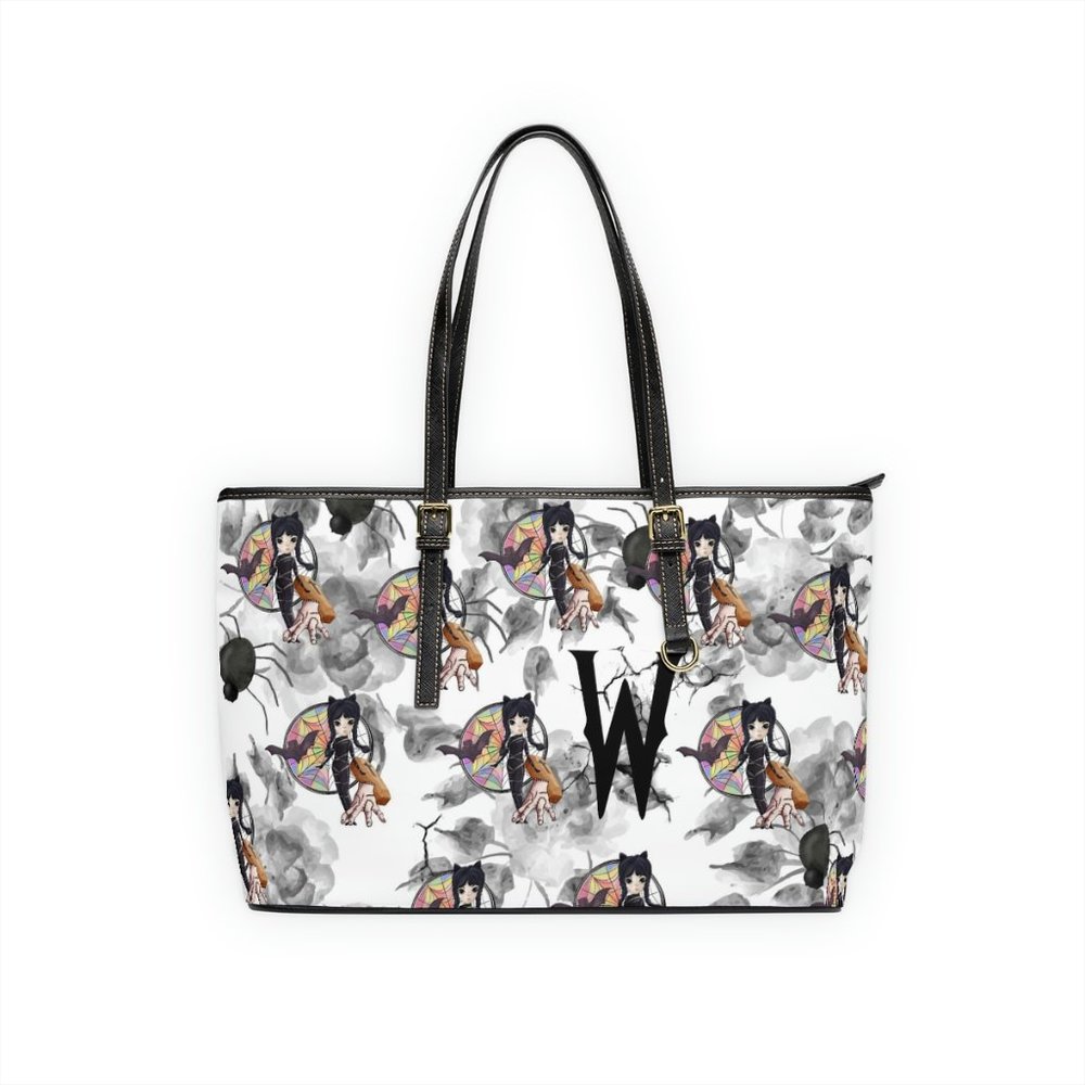 Wednesday Addams Leather Shoulder Bag
